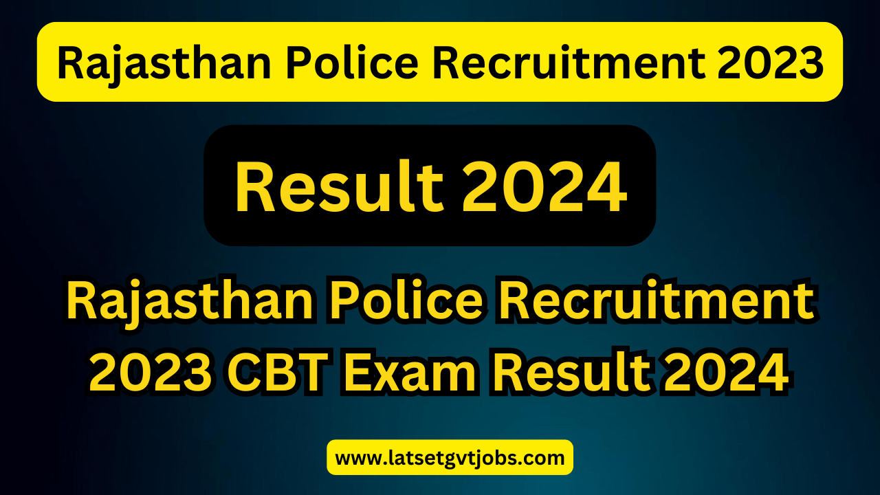 Rajasthan Police Recruitment 2023