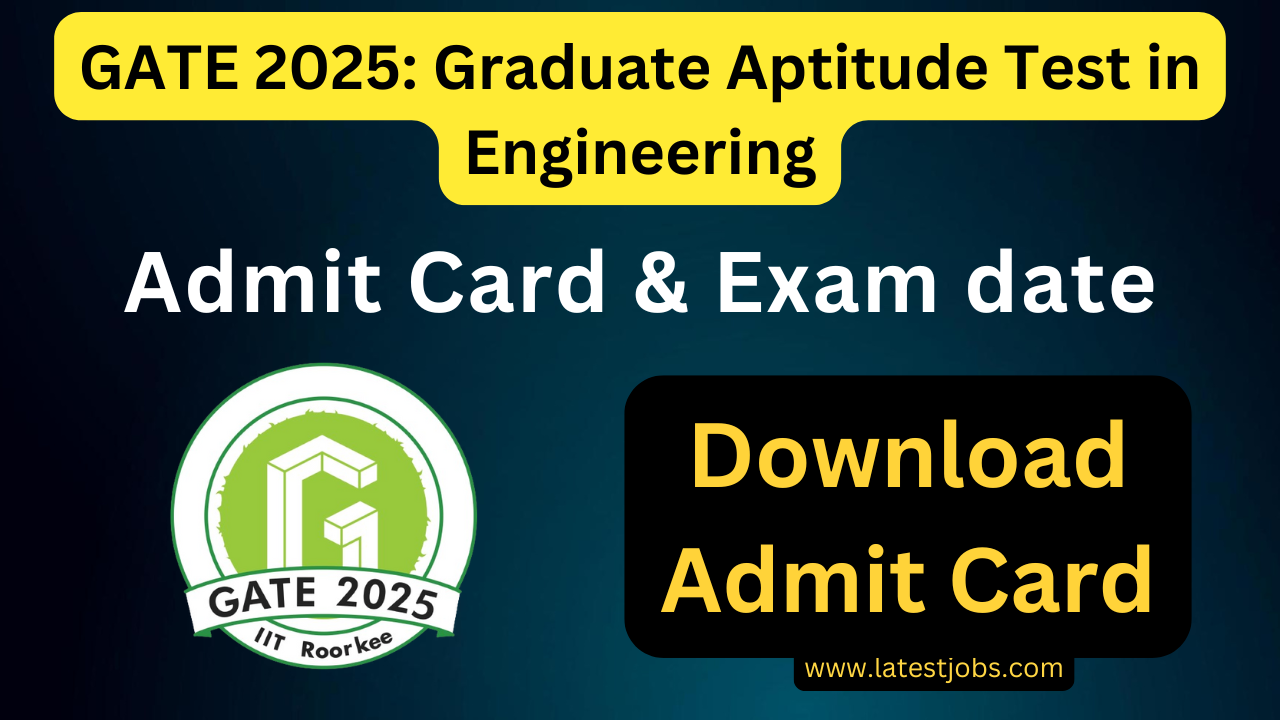 GATE 2025 Admit Card Download