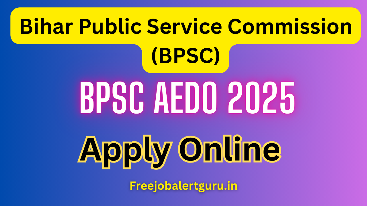 BPSC AEDO Notification 2025